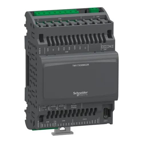 Schneider Electric SPS-Steuerung TM173OBM22R - SPS-Prozessor mit 5 Relaisausgängen und 7 analogen Eingängen, ideal für kompakte Automatisierungslösungen.