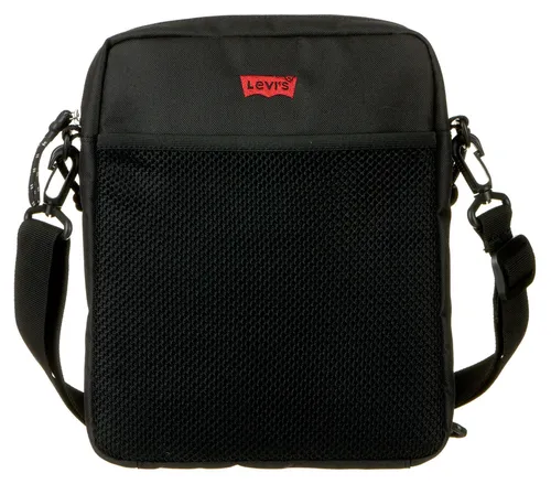 Levi's Herren Dual Strap North-South Crossbody Bag, Regular Black