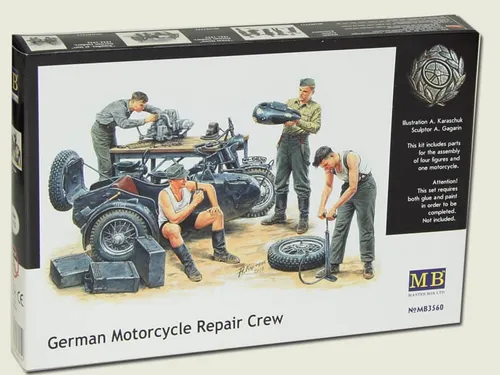  - Masterbox 1:35 - German Motorcycle Repair Crew MAS3560