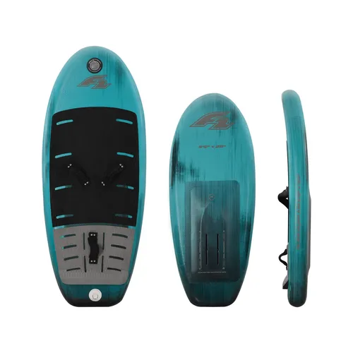 F2 Foil Board Glide Surf Air 120 l Türkis 2025 - Leichtes Foilboard mit 120 l Volumen, ideal für Foiling und Wing-Sport. Perfekt für alle, die ihre Fähigkeiten auf dem Wasser verbessern möchten.