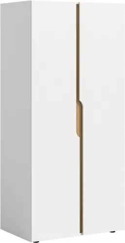 Home affaire Kleiderschrank BJÖRNEBORG, TOPSELLER! - Moderner Kleiderschrank mit viel Stauraum und stabiler Verarbeitung aus Holzwerkstoff. Ideal für ein ordentliches Schlafzimmer und zur Aufbewahrung deiner modischen Schätze. Breite 80cm, inklusive Wechselblende in anthrazit und Artisan Eiche.