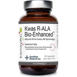 Kenay R-ALA-Bio-Enhanced Acid 60 Kapseln - Vitamine & Mineralien, unterstützt das allgemeine Wohlbefinden mit bio-verbesserter Formel für optimale Wirkung.