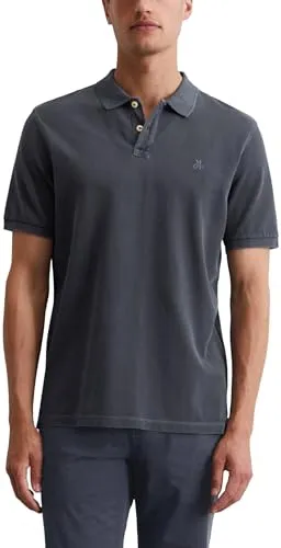 Poloshirt MARC O'POLO Herren XXL, marine - Herren-Shirt aus 100% Baumwolle im casual Stil, feuchtigkeitsregulierend mit dezenter Logostickerei, perfekt für entspannte Freizeitlooks.