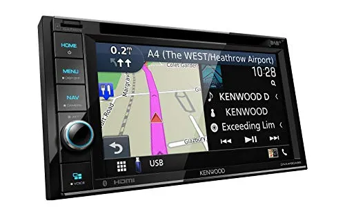 Kenwood DNX419DABS 6.2" Navigationssystem mit DVD, DAB+ und integriertem Bluetooth (mit externem Mikrofon)