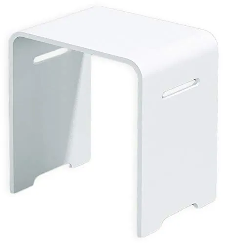 BERNSTEIN Luxus-Badhocker PB4002 aus Mineralguss - Hochwertiger Badezimmerhocker aus robustem Mineralguss, ideal für stilvolle und komfortable Badezimmergestaltung.
