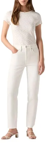 LEVI'S 724 High Rise Straight Jeans - Damen Jeans in Größe 32, Länge 30, aus 97% Baumwolle und 3% Elasthan, mit hohem Bund und geradem Bein für einen lässigen Look.