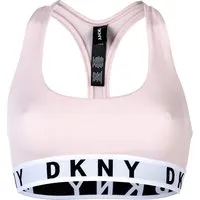 Dkny Bustier Racer Back mit Logo - Stylisches Damen Bustier von DKNY mit auffälligem Logodruck. Der bügellose Schnitt und das breite Unterbrustband bieten optimalen Halt und Komfort für den täglichen Einsatz.