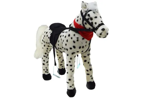 Pink Papaya Stehpferd zum Reiten | 75cm Spielpferd mit Sound - Stofftier & Teddybär: Handgefertigtes Stehpferd mit flauschigem Super-Plüsch, ideal für Kinder ab 18 Monaten. Belastbar bis 100 kg, kommt komplett montiert!