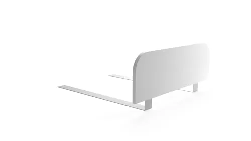 Regalik Bettgitter Rausfallschutz für Kinderbett 60x20 cm – Weiß - Stabile Absturzsicherung für Kinder, einfach unter der Matratze zu montieren, ohne Bohren. Ideal für Kleinkinder im Bett – sicheres Design für ruhigen Schlaf.