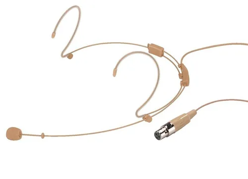 Monacor International Ultraleichtes Kopfbügelmikrofon HSE-140/SK - Headset Mikrofon, extrem leicht und komfortabel für stundenlangen Einsatz, ideal für Präsentationen und Performances.