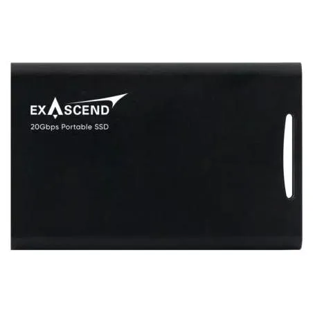 Exascend Element Portable 4TB - Schnelle externe Festplatte - Externe Festplatte mit 4TB Speicher und 2000MB/S Geschwindigkeit, perfekt für schnelle Datensicherung und unterwegs.