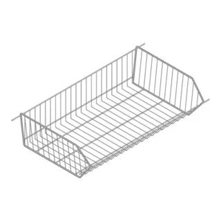 Bito Gitterkörbe 530x240x986 mm, verzinkt - Gitterboden- & Gitterkorbregal mit 4 Fachbodenträgern und einer Tragkraft von 35 kg pro Korb, ideal für optimale Lagerung und Übersicht.