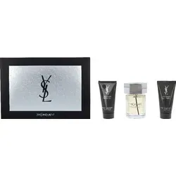 Yves Saint Laurent L'Homme 100ml EDt Set - Parfüm-Geschenkset mit 100ml Eau de Toilette und 2 x 50ml After Shave Balm, perfekt für den modernen Mann, der Wert auf Stil und Pflege legt.