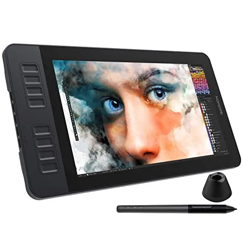 GAOMON PD1161 Grafiktablett mit Display - 11,6 Zoll digitales Kunsttablett mit batterielosem Stift und ±60 Grad Neigungsfunktion, ideal für kreative Arbeiten in Design und Bildbearbeitung.