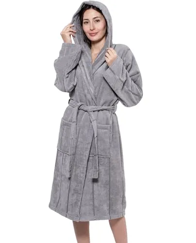 MAIAS art home® Bademantel mit Kapuze – 100% Baumwolle Frottee – Unisex in S bis XXL - Hochwertiger Frottee-Bademantel mit 360 g/m² aus 100% Baumwolle. Weich, saugstark und atmungsaktiv – ideal für Sauna oder Wellness. Mit Kapuze, Gürtel und Taschen für zusätzlichen Komfort.