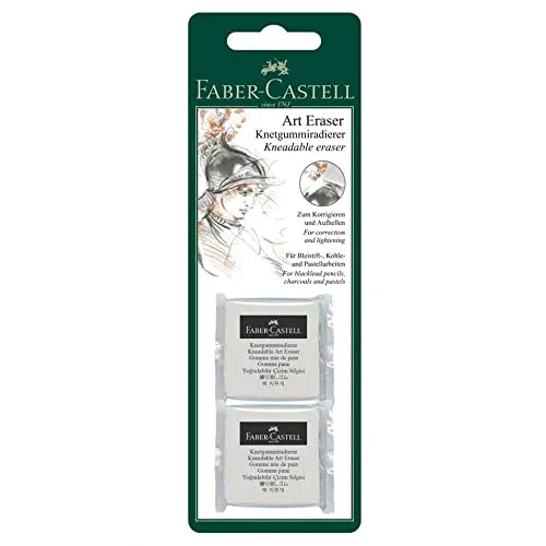 Faber-Castell 127155 - Knetgummi Art Eraser, 2 Stück