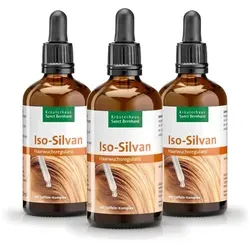 Iso-Silvan Haarwuchsregulanz - 300 ml - Innovative Haarpflege zur Unterstützung des Haarwachstums mit einem speziellen Coffein-Komplex. Verlängert die Wachstumsphase der Haare und sorgt für kräftigeres Haar. Ideal für die tägliche Pflege.