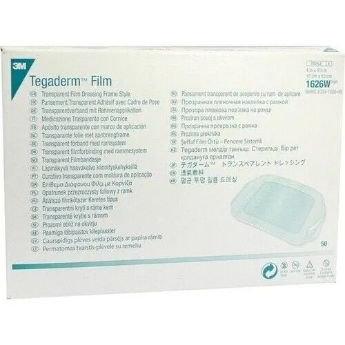 TEGADERM 3M Film 10x12 cm 1626W, 50 St PZN 02098411