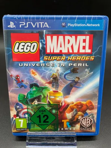 LEGO Marvel Super Heroes - Action-Adventure Spiel für PlayStation Vita, erlebe 45 spannende Missionen mit Marvel-Helden und meistere rasante Kämpfe gegen berühmte Schurken!