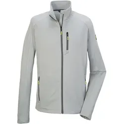 Killtec Strickjacke KOS 92 MN FLX JCKT Sportliche Herrenjacke mit Kinnschutz und verschließbaren Taschen, stein
