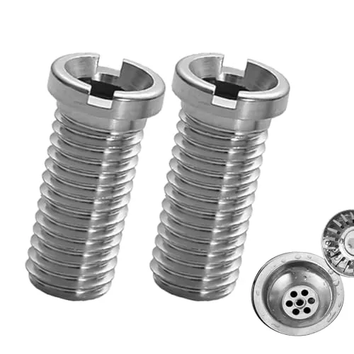 Multifunktionale Hohlschraube M12 für Spülen - Hohlschraube (45mm) für Siebkorbventile, ideal für Küchenspülen und Waschbecken. Robuste Qualität für eine zuverlässige Befestigung und einfachen Einbau.