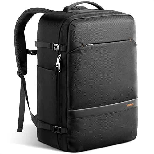 Inateck 42L Supergroßer Handgepäck Reiserucksack - Flugzeug Laptop Rucksack für 15,6 Zoll Notebooks, kabinenfreundlich und optimal organisiert für Geschäftsreisende und Pendler