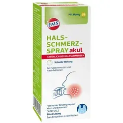 Emser Halsschmerz-Spray akut - Praktisches Spray für die gezielte Anwendung bei Halsschmerzen. Mit natürlichen Inhaltsstoffen sorgt es für eine angenehme Erleichterung und ist ideal für unterwegs.