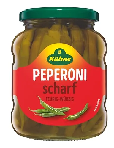 Kühne Peperoni scharf, 370ml