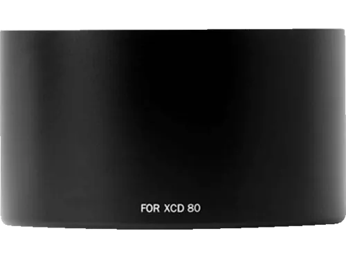 HASSELBLAD XCD 80MM Gegenlichtblende, Schwarz - Gegenlichtblende für das XCD 80mm Objektiv, optimiert zur Kontrolle von Reflexen und zur Verbesserung des Kontrasts bei schwierigen Lichtverhältnissen.