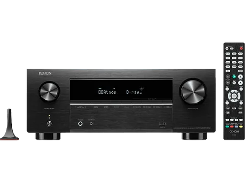 Denon AVR-X2800H DAB 7.2 AV Receiver Schwarz - 8K Dolby Atmos, WLAN & HEOS für beeindruckendes Multiroom-Streaming