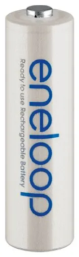 Sanyo eneloop AA Mignon Batterien (4er Pack) - Praktische eneloop Akkus, bereits vorgeladen und sofort einsatzbereit. Bis zu 1500 mal aufladbar, ideal für hohe Stromverbraucher und mit geringer Selbstentladung. Universell einsetzbar, schont Geldbeutel und Umwelt.