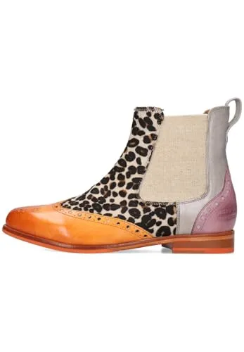 MELVIN & HAMILTON Leder-Chelsea-Boots "Selina 29" - Bequemer Stil in Bunt, Größe 39 - Wanderschuhe mit Stretch-Einlassungen für perfekten Sitz und Zugschlaufe für einfaches Anziehen, ideal für stilvolle Abenteuer.