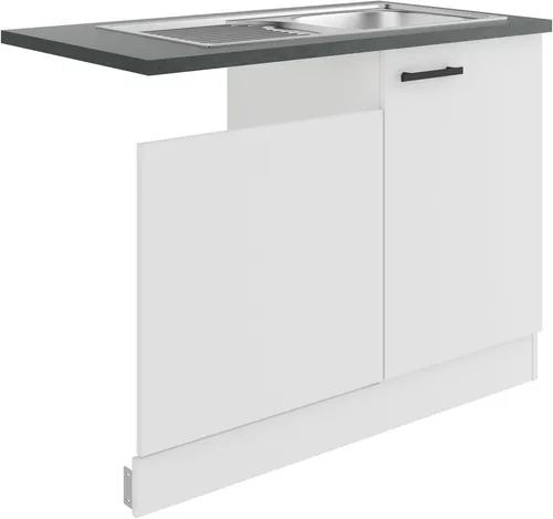 OPTIFIT Spülenschrank Palma Breite 110 cm, geeignet für teilintegrierte Geschirrspüler