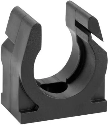 Fränkische COS-Typ 10 - schwarz Befestigungsschelle, 10mm, Schraubloch (49120100), 100 Stck.