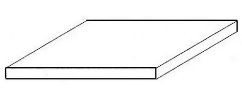 Evergreen 9009 Weiße Polystyrolplatte, 150x300x0,13 mm, 3 Stück
