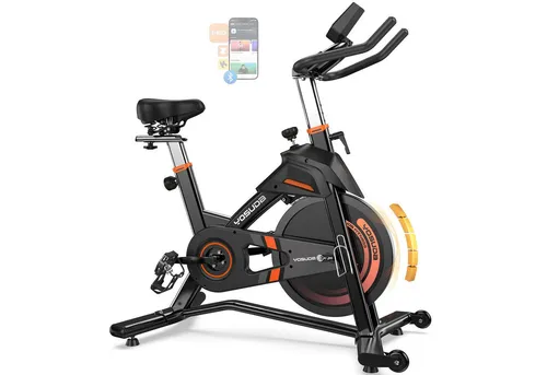 YOSUDA Heimtrainer mit Magnetwiderstand – Leises Fitnessbike für Zuhause - Komfortabler Heimtrainer mit verstellbarem Sitz und höhenverstellbarem Lenker. Ideal für ein effektives Ganzkörpertraining und platzsparend für den Heimgebrauch.