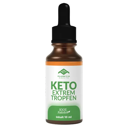 Keto Extrem Tropfen | Pharma Health - Hochwertige Tropfen für Damen und Herren zur Unterstützung eines aktiven Lebensstils. Ohne Tierversuche, mit geprüfter Qualität, ideal für alle, die ihre Fitnessziele erreichen möchten.