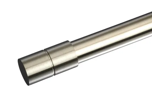 Liedeco Gardinenstangen-Endstück Zylinder - Inox, Gardinen, 20 mm