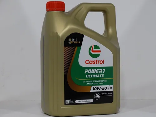Castrol Power1 Racing 4T 10W-50 - 4 Liter, Hochleistungsmotorenöl mit Race Derived Technology™ für maximale Leistung und Schmiersicherheit