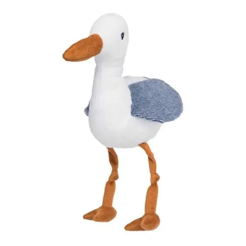 TRIXIE Be Nordic Plüschtiere für Hunde Möwe Hinnerk – maritimes Kuscheltier für Hunde zum Spielen und Kuscheln