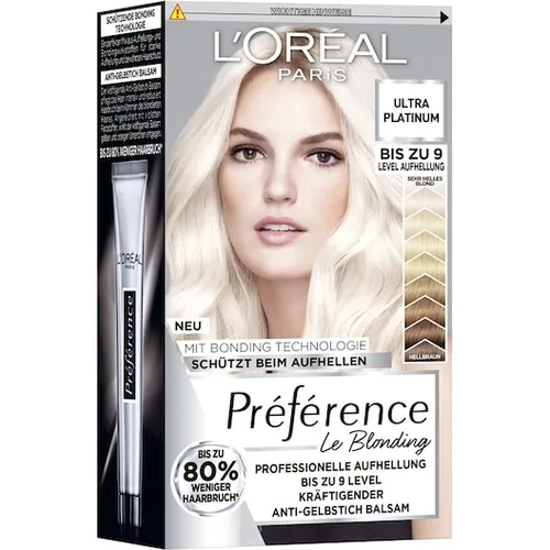 L'Oréal Paris Haarfarbe Collection Préférence Le Blonding Ultra Platinum 1 Stk. (9,99 € / 1 Stk.)