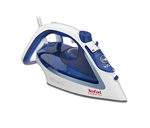 Tefal Easygliss Dampfbügeleisen FV5736 - Bügeleisen mit 2500 Watt und Durilium Airglide Bügelsohle für optimales Gleiten. Schnelle Aufheizzeit und XL Nachfüllöffnung für bequemes Nachfüllen.