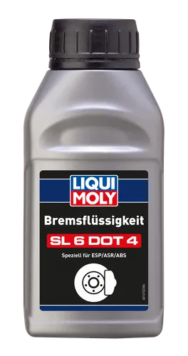 Liqui Moly Bremsflüssigkeit SL6 DOT 4 500 ml Bremsenflüssigkeit ESP DSC ABS ASR
