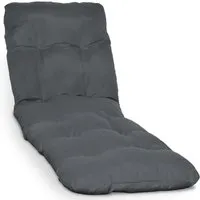 Beautissu Flair RL Rollliegenauflage 190x60x8cm Natur - Hochwertige Auflage für Chaiselongues, mit zwei Befestigungsbändern und STANDARD 100 by OEKO-TEX® Zertifizierung für schadstofffreie Materialien.