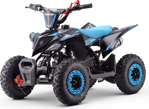 Beneo Motors Adventure Mini-Quad für Kinder - 50cc - Blau - Das Beneo Motors Adventure Mini-Quad bietet jungen Fahrern ab 4 Jahren aufregende Offroad-Abenteuer. Sicher und robust, ideal für Anfänger mit verstellbarer Geschwindigkeitsregelung und sportlichem Design.