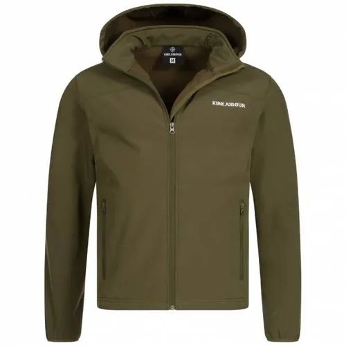 KIRKJUBÃUR KIRKJUBØUR® "Hestur" Herren SOFTSHELLjacke 10.000 mm Wassersäule khaki braun 86430329-86430295