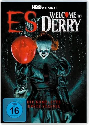 Vorbestellung: Es: Welcome to Derry - Staffel 1 (DVD) - Erleben Sie die spannende erste Staffel von 'Es: Welcome to Derry' auf DVD. Deutsche Originalware, ab 16 Jahren freigegeben und mit fesselndem Inhalt. Veröffentlichungsdatum: 07.05.2026.