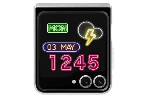 Samsung Flipsuit Case EF-ZF741 für das Galaxy Z Flip7 FE | Z Flip6, Smartphone-Cover, Handy-Hülle, Schutz Case, Einlegekarten, Transparent