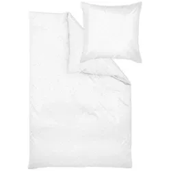 Curt Bauer Bettwäsche Alva - 155x220 cm + 80x80 cm offwhite