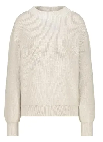 Monari Strickpullover Regular Fit mit Rundhalsausschnitt - Strickpullover in Regular Fit, aus hochwertiger Baumwollmischung für optimalen Tragekomfort. Ideal für lässige Büro-Outfits oder gemütliche Tage zu Hause.